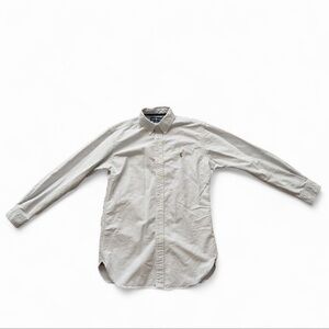 Ralph Lauren Men's Light Blue Striped Button-Down Shirt - SOLD